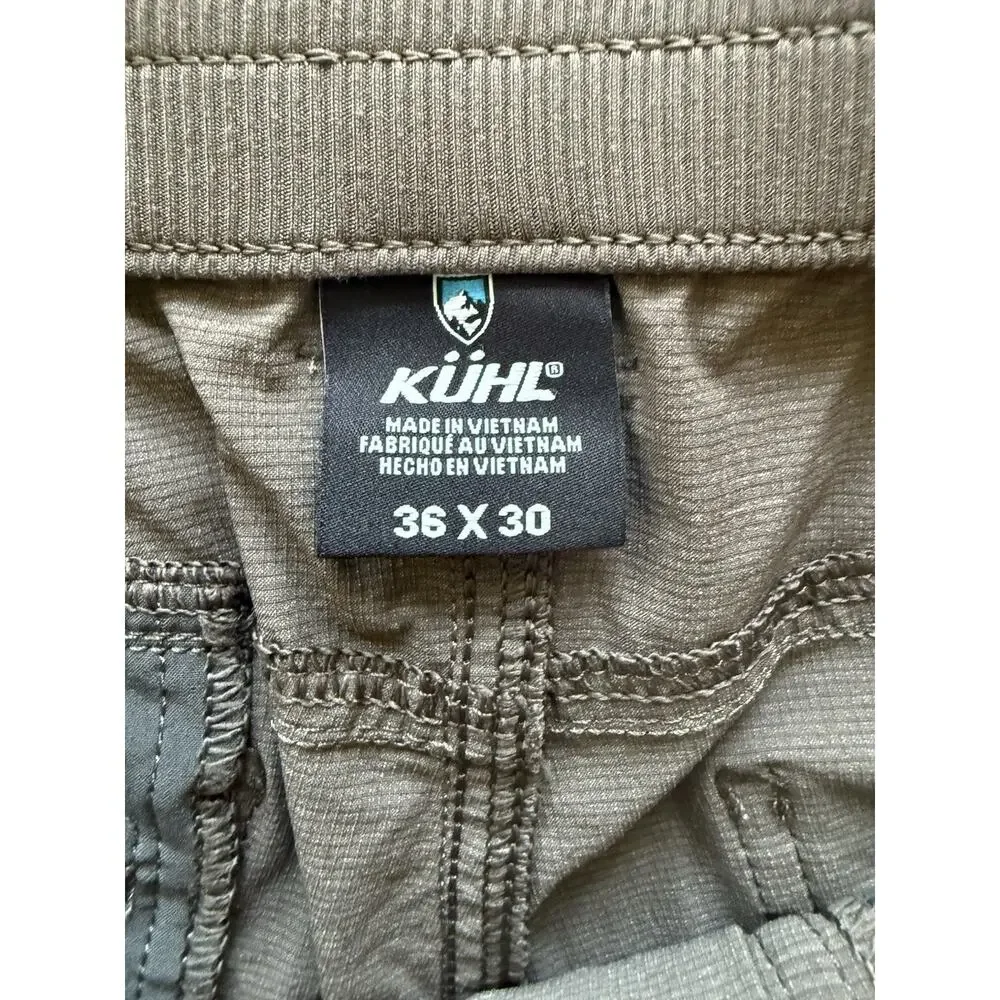 Kuhl Pants Mens 36x26 Expresso Deceptr Chinos Outdoor Utility Stretch RD